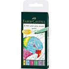 Faber Castell PITT artist pen Color Etui a 6 stuks Pastel