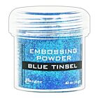 Ranger Embossing Powder blue tinsel 