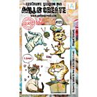 Stamp Set A6 Alleycat Acrocats (AALL-TP-1123) 