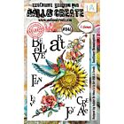 Aall and Create Stamp Set A6 Sunflower Hummingbird 