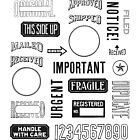 Tim Holtz Cling Stamps Mail Art 