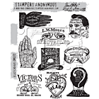 Tim Holtz Cling Stamps 7"X8.5" Eclectic Adverts