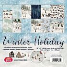 Craft&You Winter Holiday Big Paper Set 12x12 12 vel 