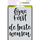 CraftEmotions Mask stencil handletter fijne kerst A6 (NL) A6           