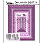 Crealies Crea-Nest-Lies XXL no 76 kruissteek rechthoek max. 12x16 cm      