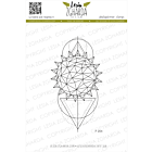 Lesia Zgharda Design photopolymer Stamp Triangle Geometry Sun