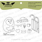 Lesia Zgharda Design Stamps Set "Penguin"