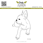 Lesia Zgharda Design Stamp "French bulldog"