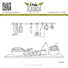 Lesia Zgharda Design Stamp Set Kitchen Shelf Treasures