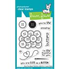 Lawn Fawn 3x4 clear stamp set How You Bean? Buttons Add-On