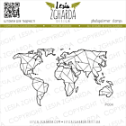 Lesia Zgharda Design Stamp "World map (large)"