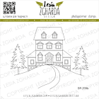 Lesia Zgharda Design Stamp "House to the snow globe"