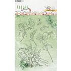 Studio Light Clear Stamps Flower bouquet Nature Lover nr.592 SL-NL-STAMP592 99x139x3mm