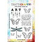That's Crafty! Clearstamp A5 - Arty Wings 105000      