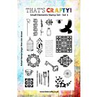 That's Crafty! Clearstamp A5 - Small Elements - Set 1 104772   
