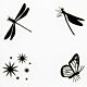 Lavinia stamps Fairy Bugs