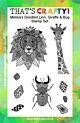 That's Crafty! Clearstamp A5 - Melina's Leeuw, Giraffe, Kever 107112     